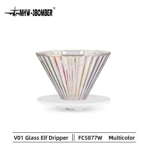 [G5096] 500ml- قمع قهوة فلتر-  ابيض