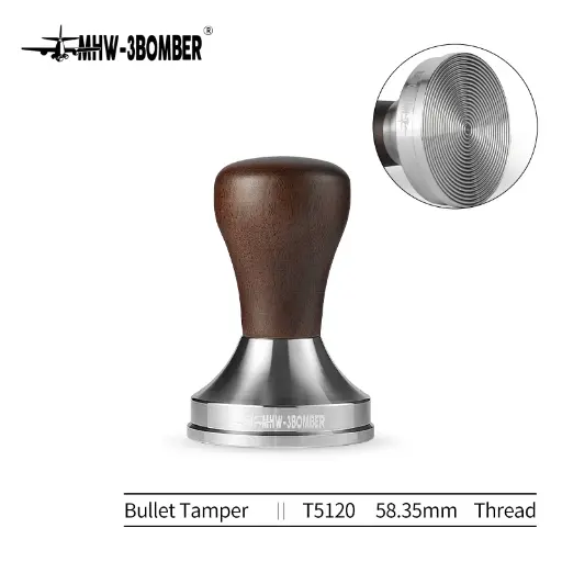 [T5267T] Mecha Tamper 58.35mm thread مكبس قهوة